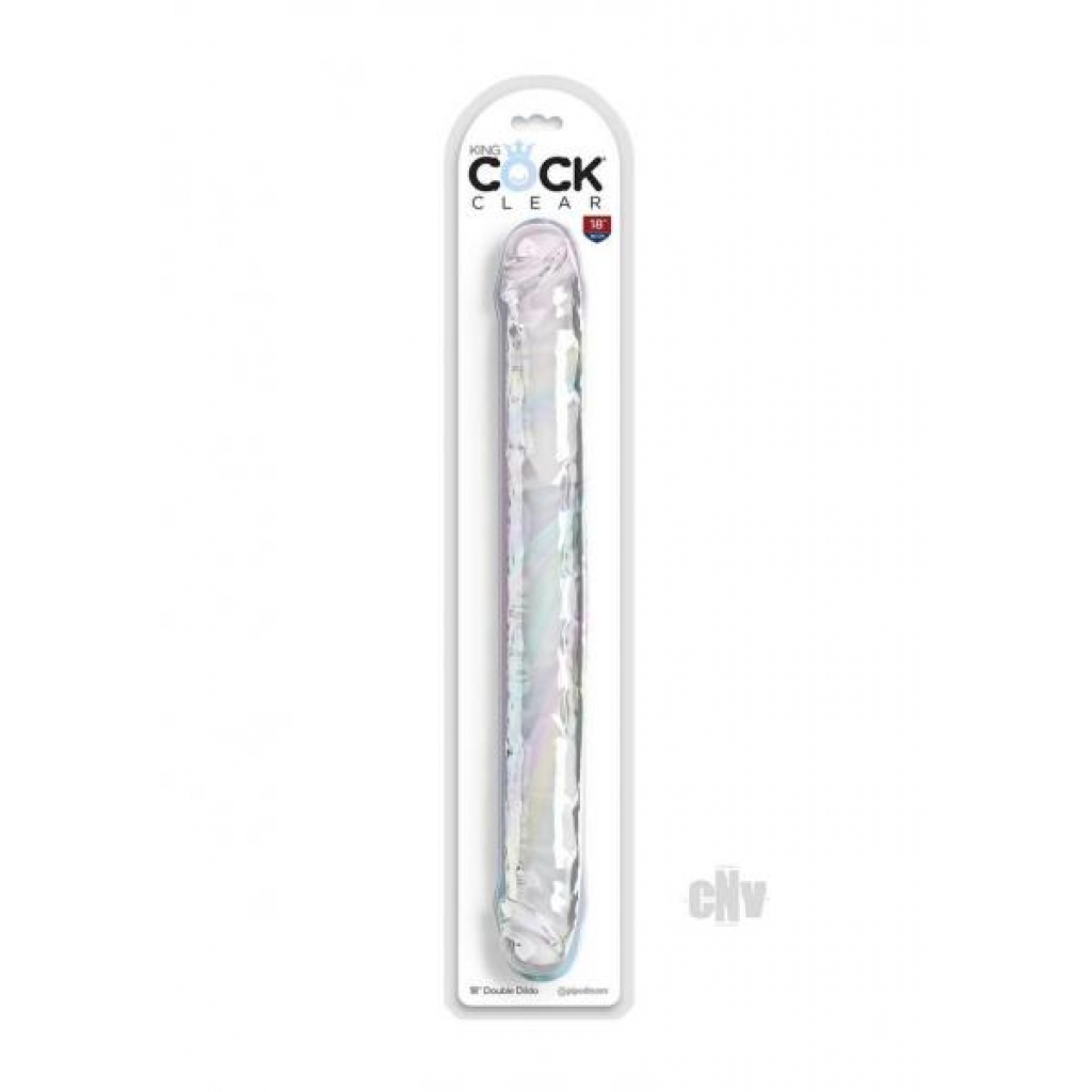 KC Clear Double Dildo – 18 inches