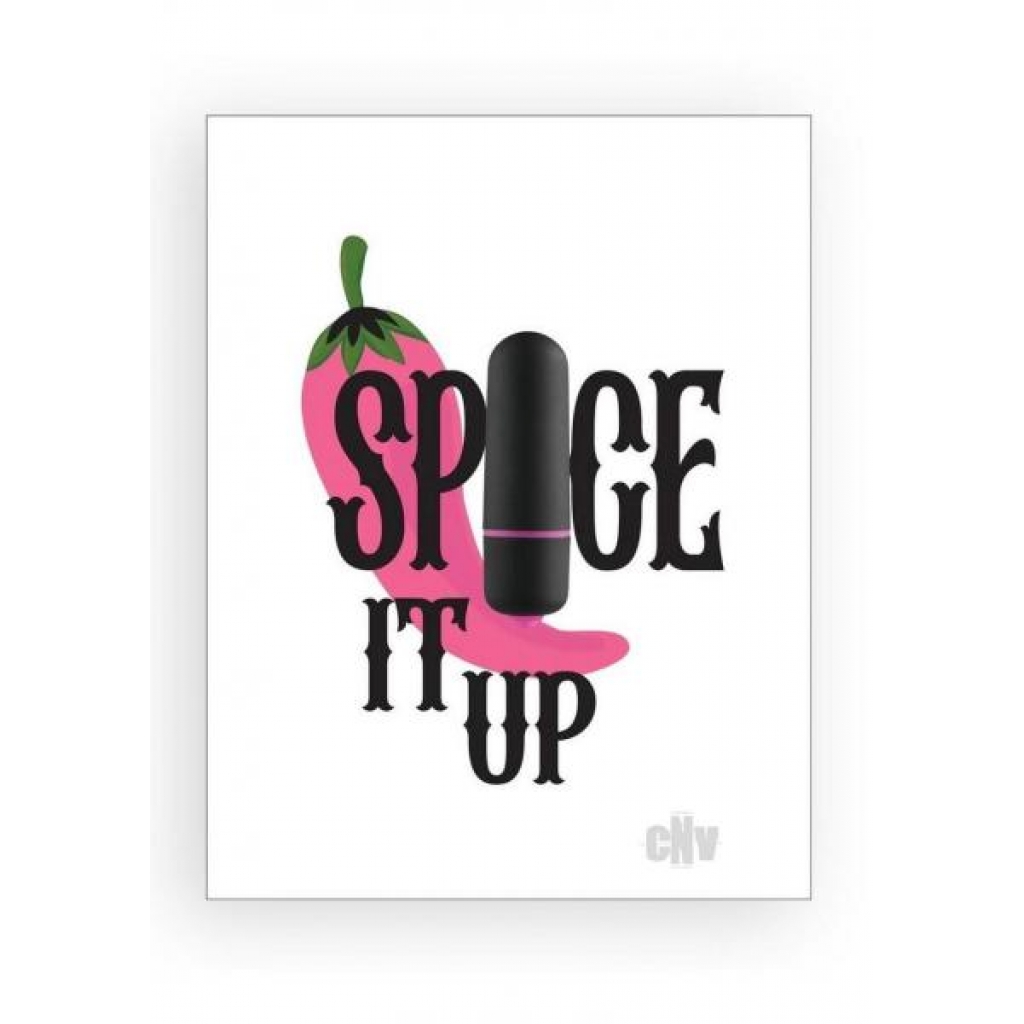 Naughtyvibes Spice It Up Greeting Card