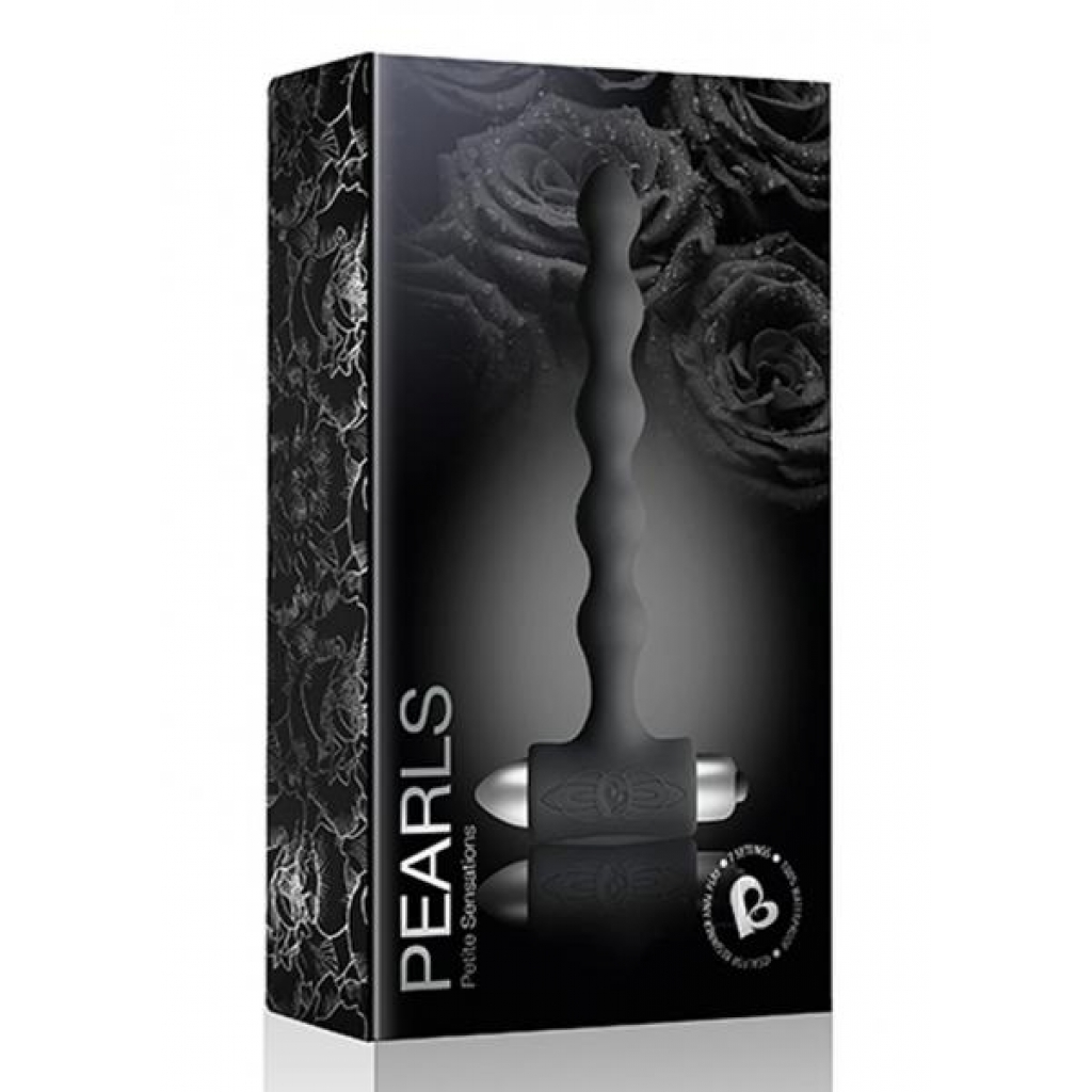 Petite Sensations Vibrating Pearls - Black