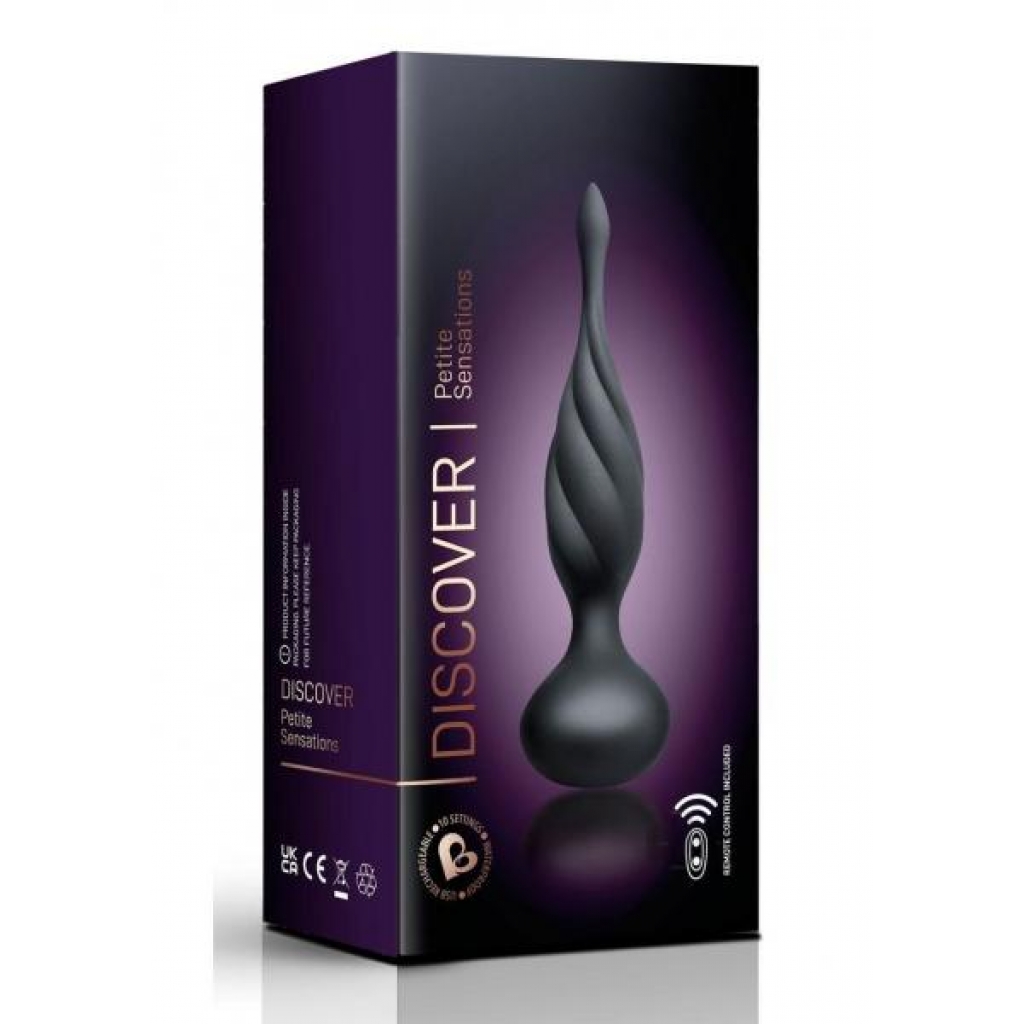 Discover Anal Vibrator - Black/Rose Gold