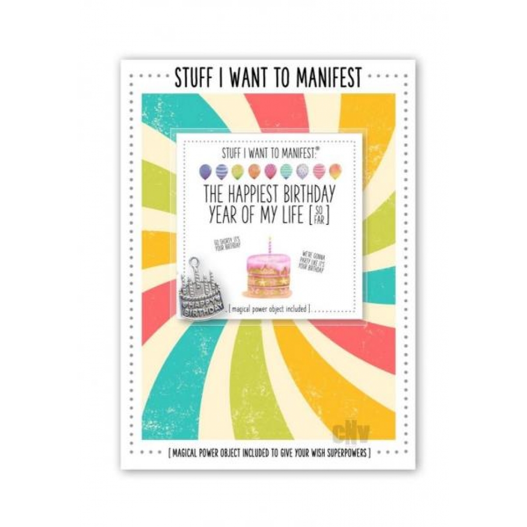 Manifest Greeting Card - Birthday