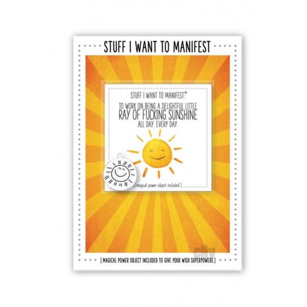 Manifest Greeting Card - Sunshine Design