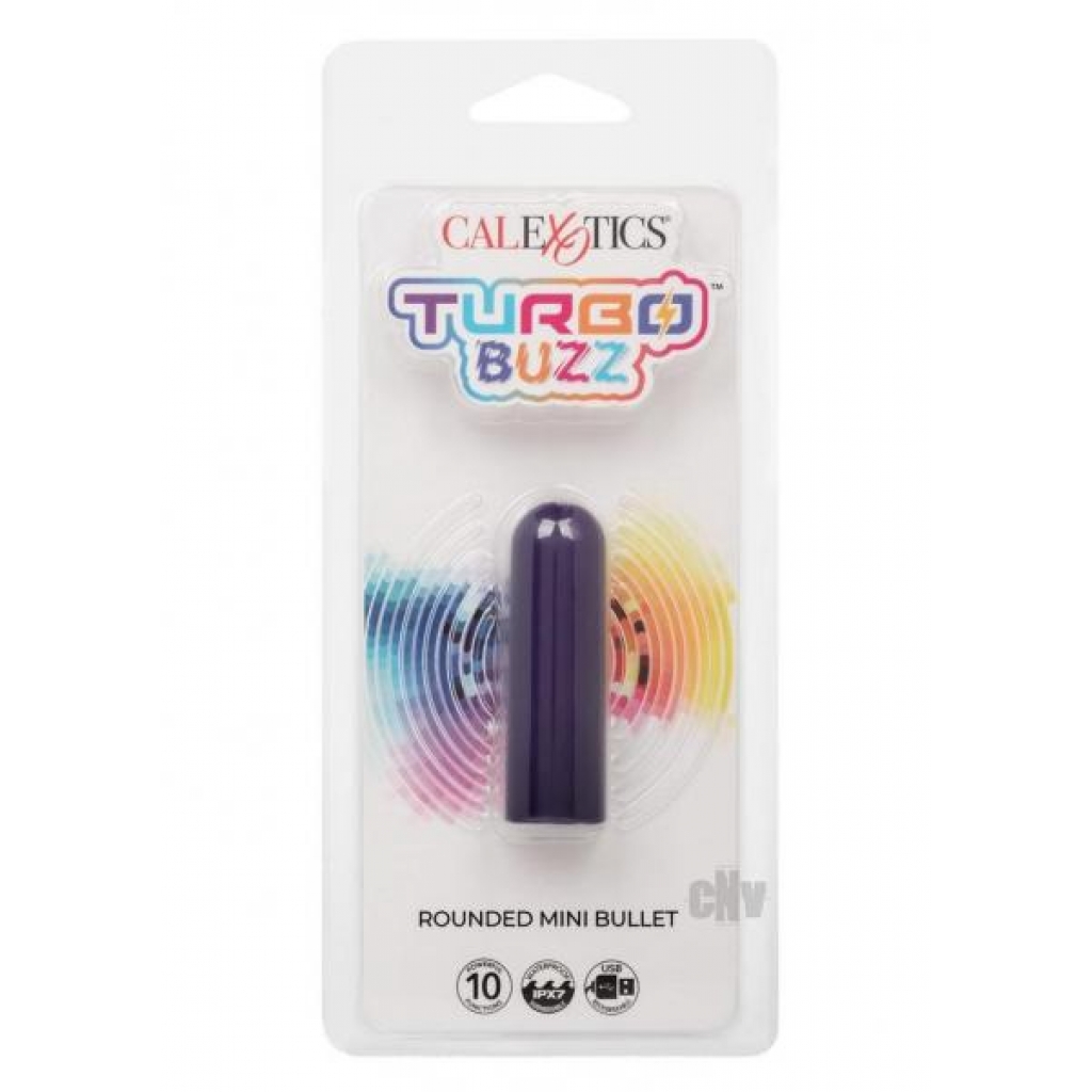 Turbo Buzz Rounded Mini Bullet - Purple