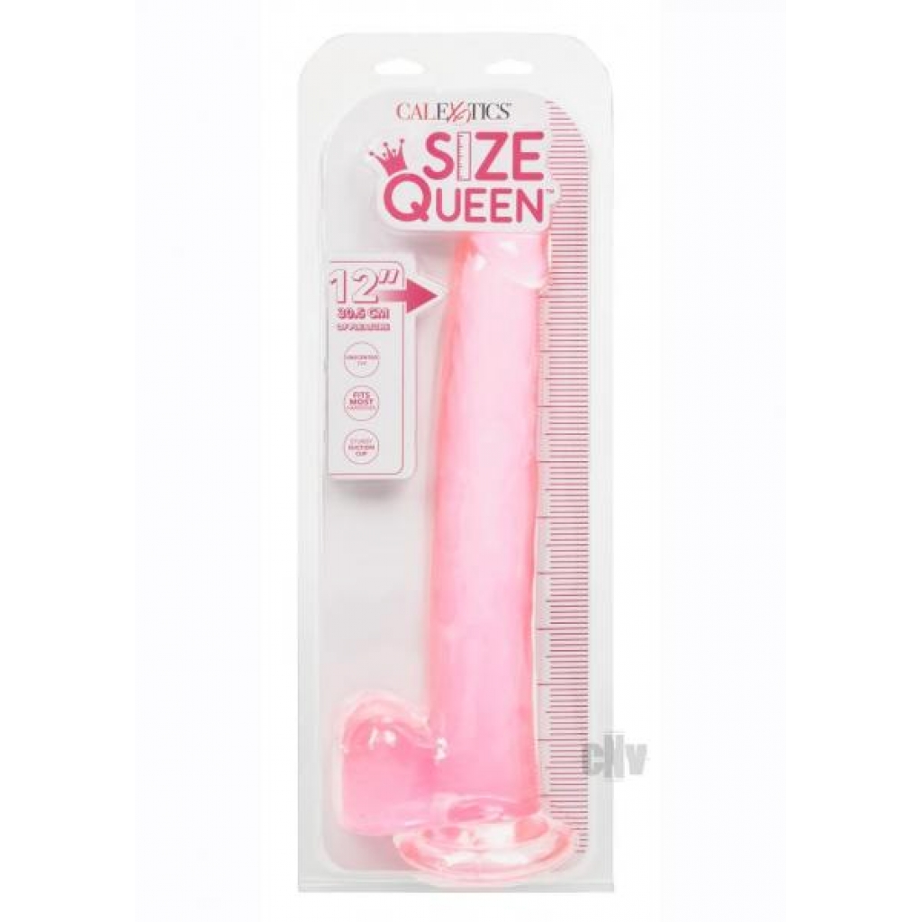 Size Queen 12-Inch Vibrator - Pink