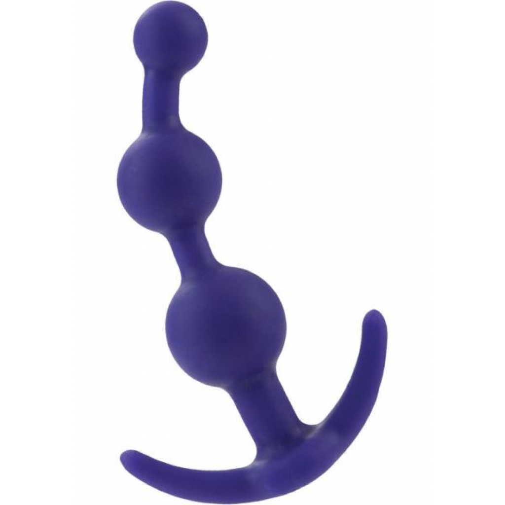 Booty Call Booty Beads Silicone Anal Beads Purple