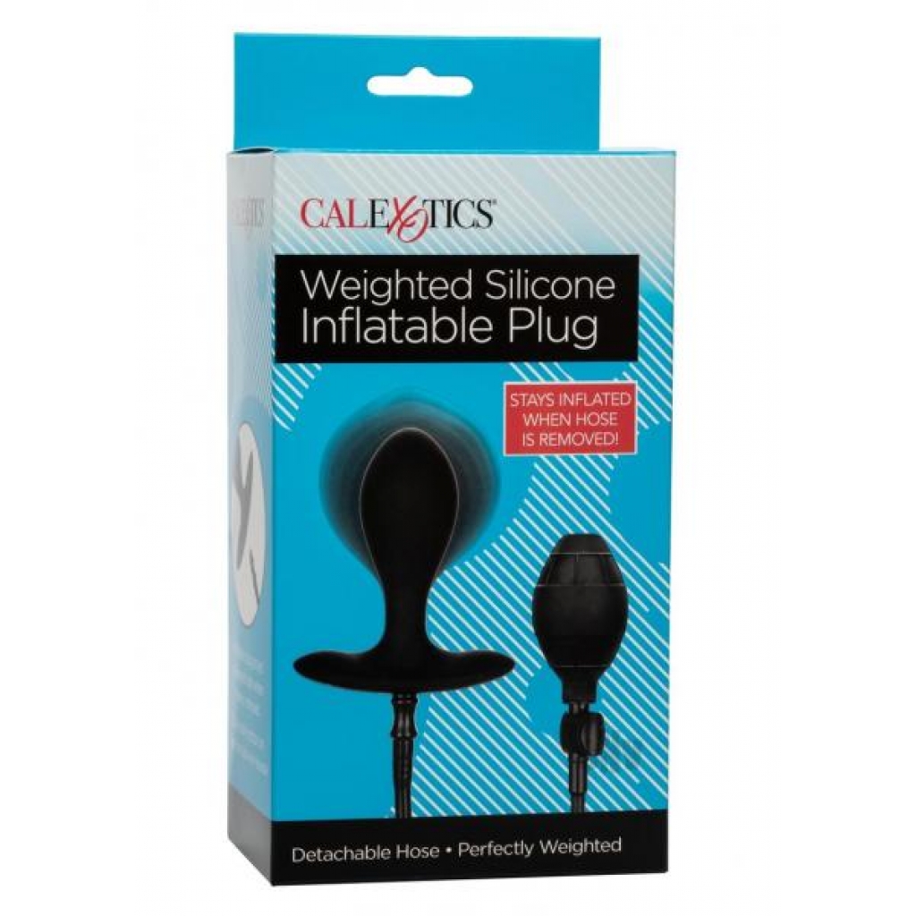 Weighted Silicone Inflatable Plug - Pleasurable Experience