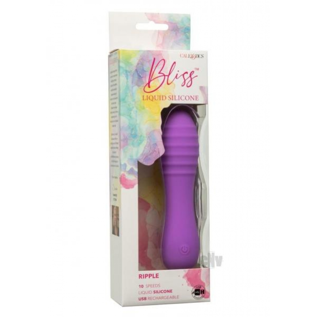 Bliss Liquid Silicone Ripple Massager