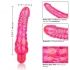 Sparkle Glitter Vibrating Dildo - Pink