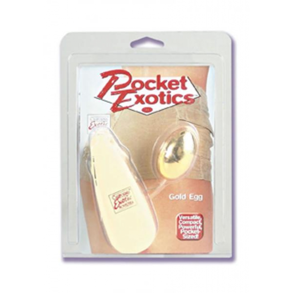 Pocket Exotics Gold Egg Multispeed - 2 Inch