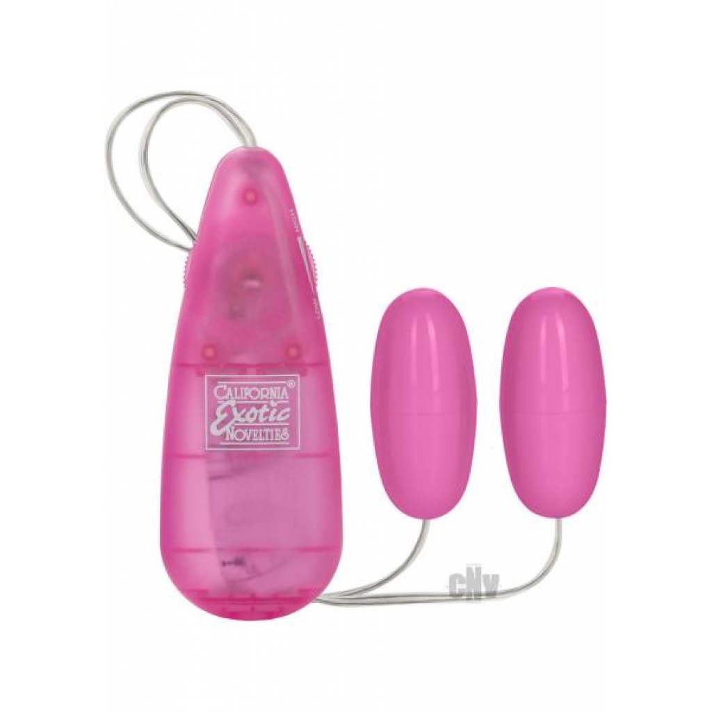 Double Pink Passion Bullet Vibrators - Pocket Exotics