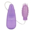 Silicone Slims Nubby Bullet Vibrator - Purple