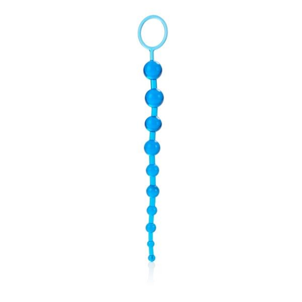 X 10 Beads Graduated Anal Beads - Blue Pleasure