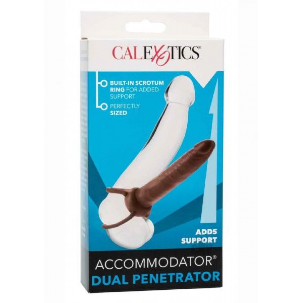 Accommodator: Dual Penetrator in Brown