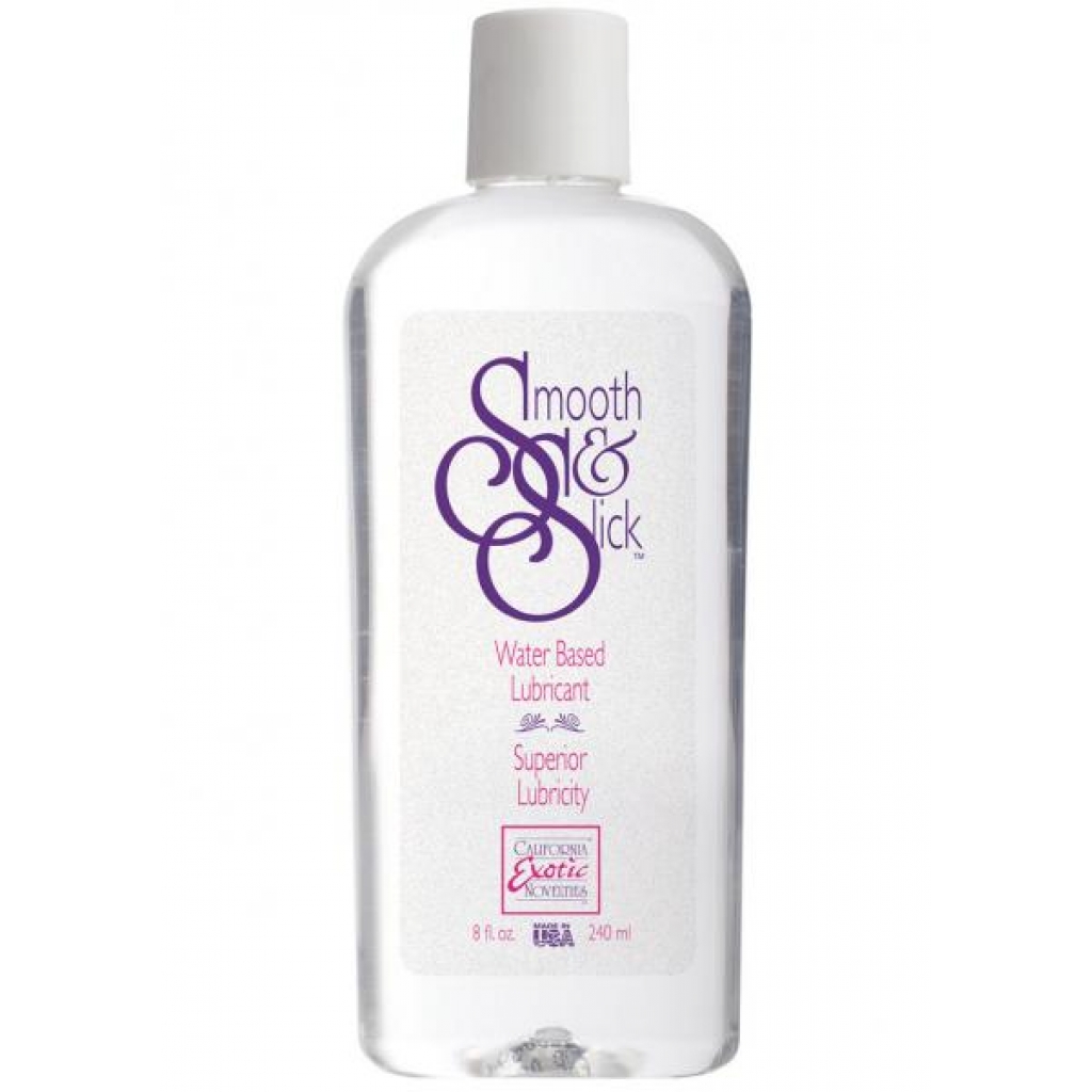 Smooth and Slick Water-Based Lubricant - 8 oz