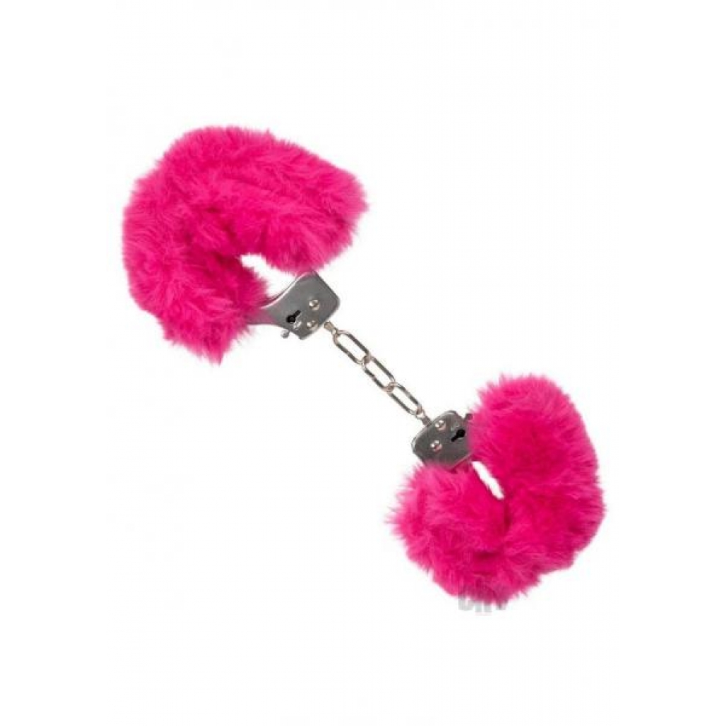 Ultra Fluffy Furry Cuffs in Pink