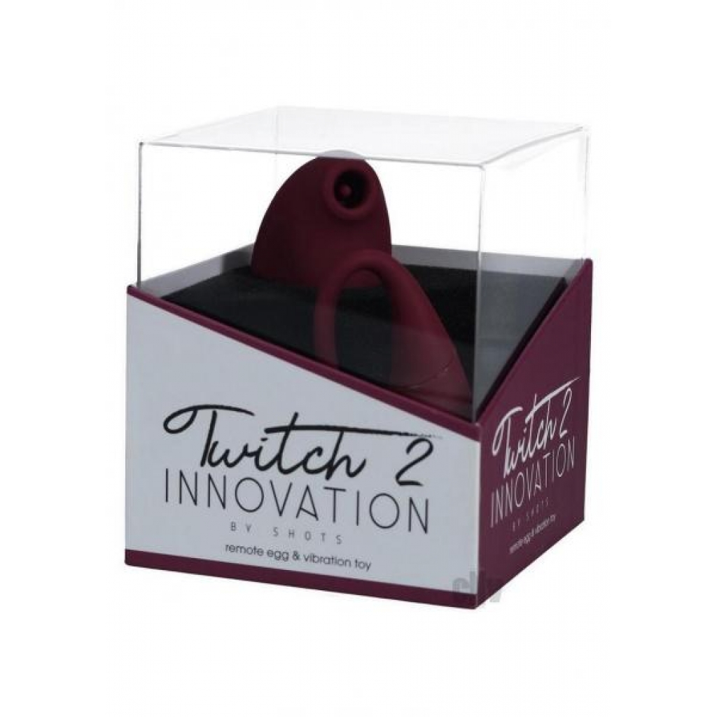 Twitch 2 Burgundy Dual Control Stimulator