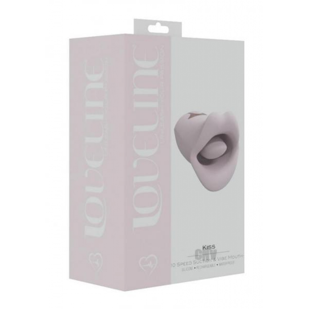 Kiss Suction and Vibrating Mouth - Pink