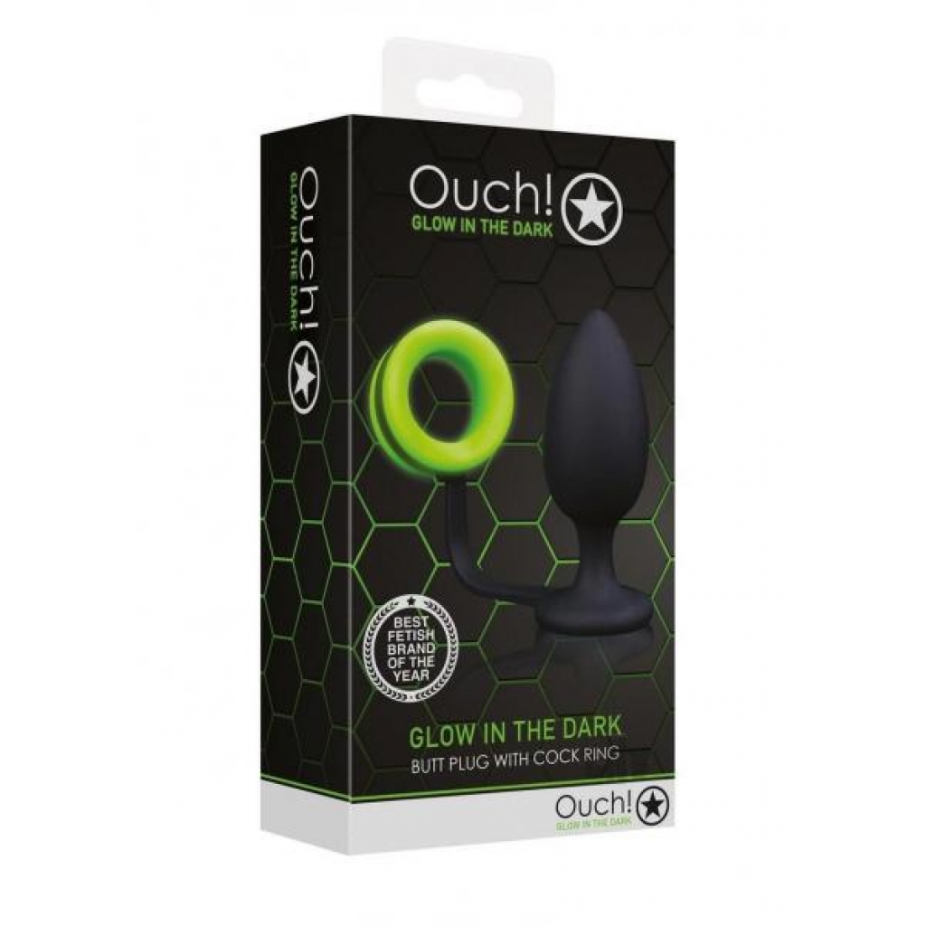 Ouch Butt Plug Cockring Gift: Double the Pleasure