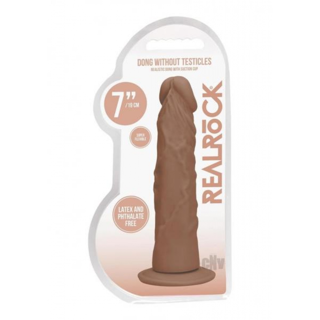 Realrock Dong Without Balls 7 - Tan