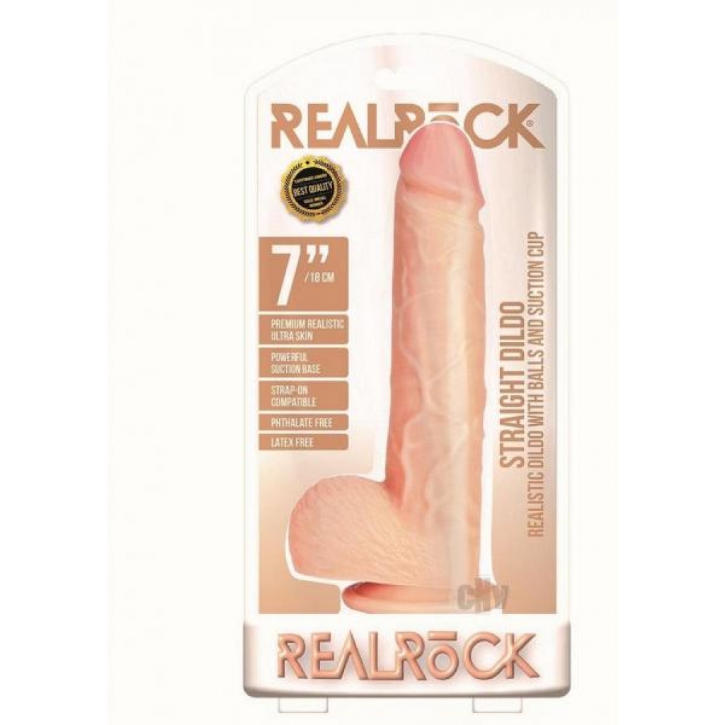 Realrock Straight Dildo with Balls - 7