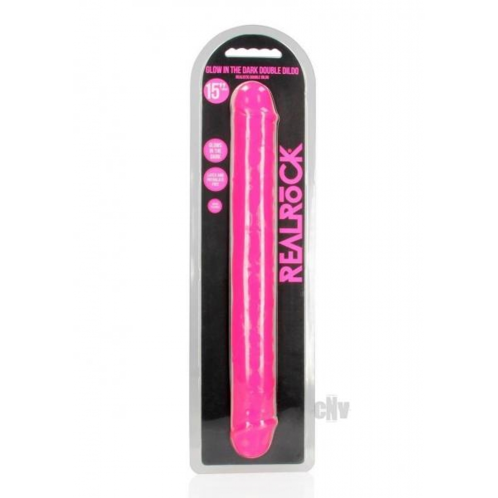 Realrock Dbl Dong Gitd 15 Pink