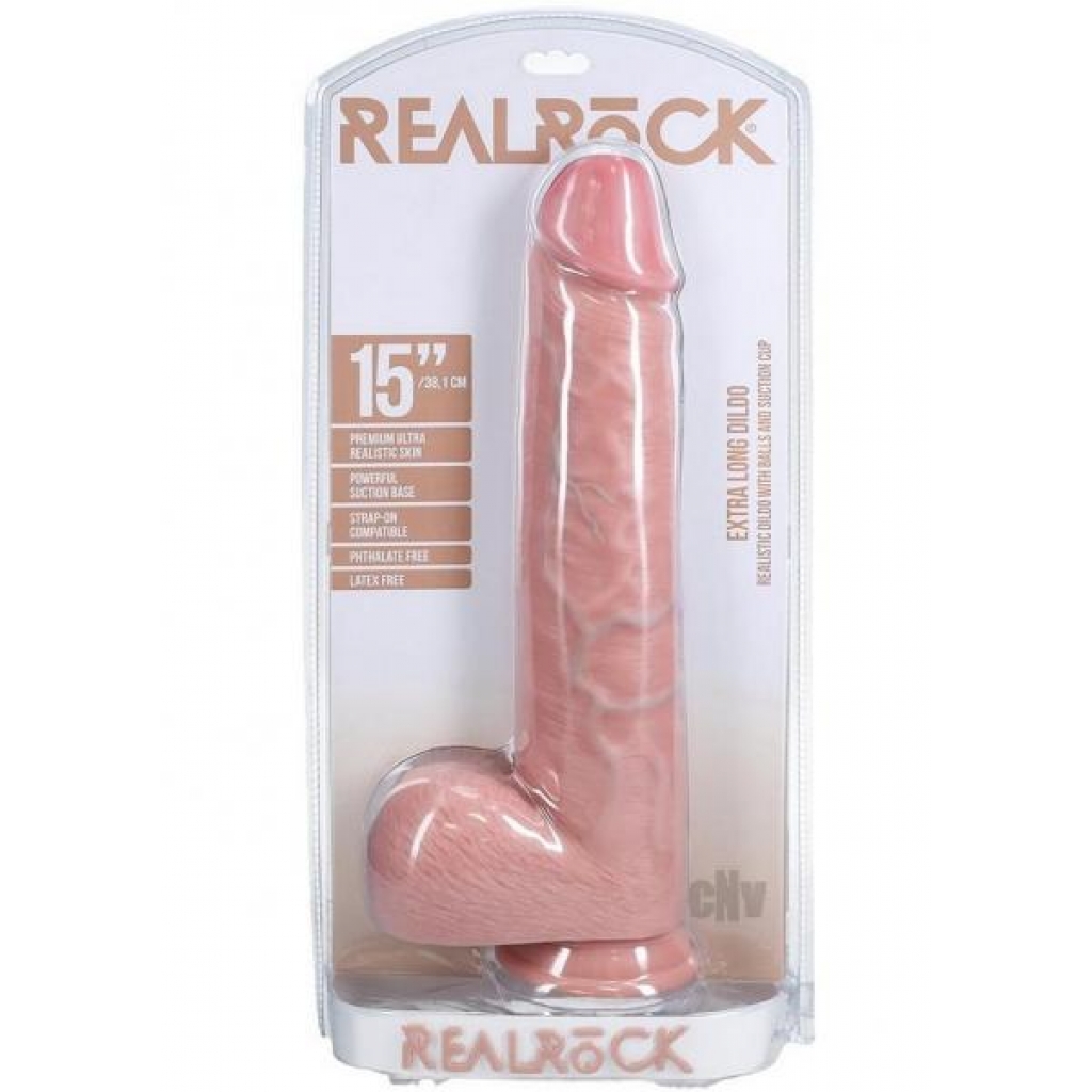 Realrock XL Straight with Balls - 15