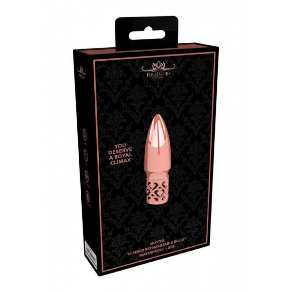 Royal Gems Glitter Rose Gold Vibrator