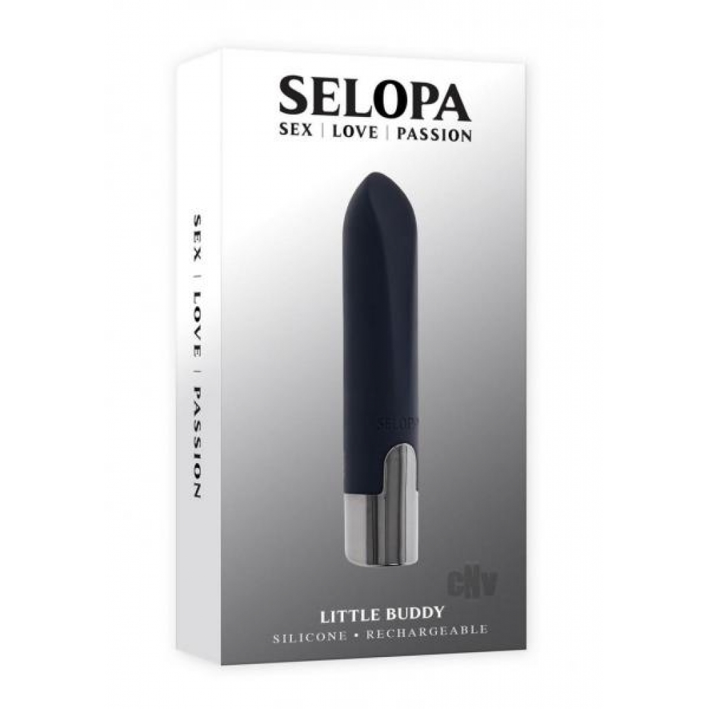 Selopa Little Buddy Black - Powerful Vibrating Bullet