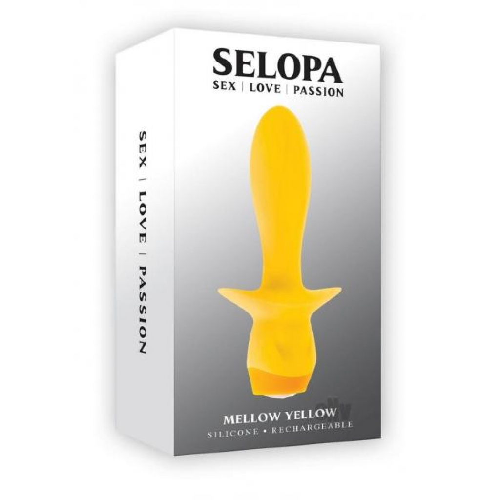 Mellow Yellow Vibrating Plug with Textured Base