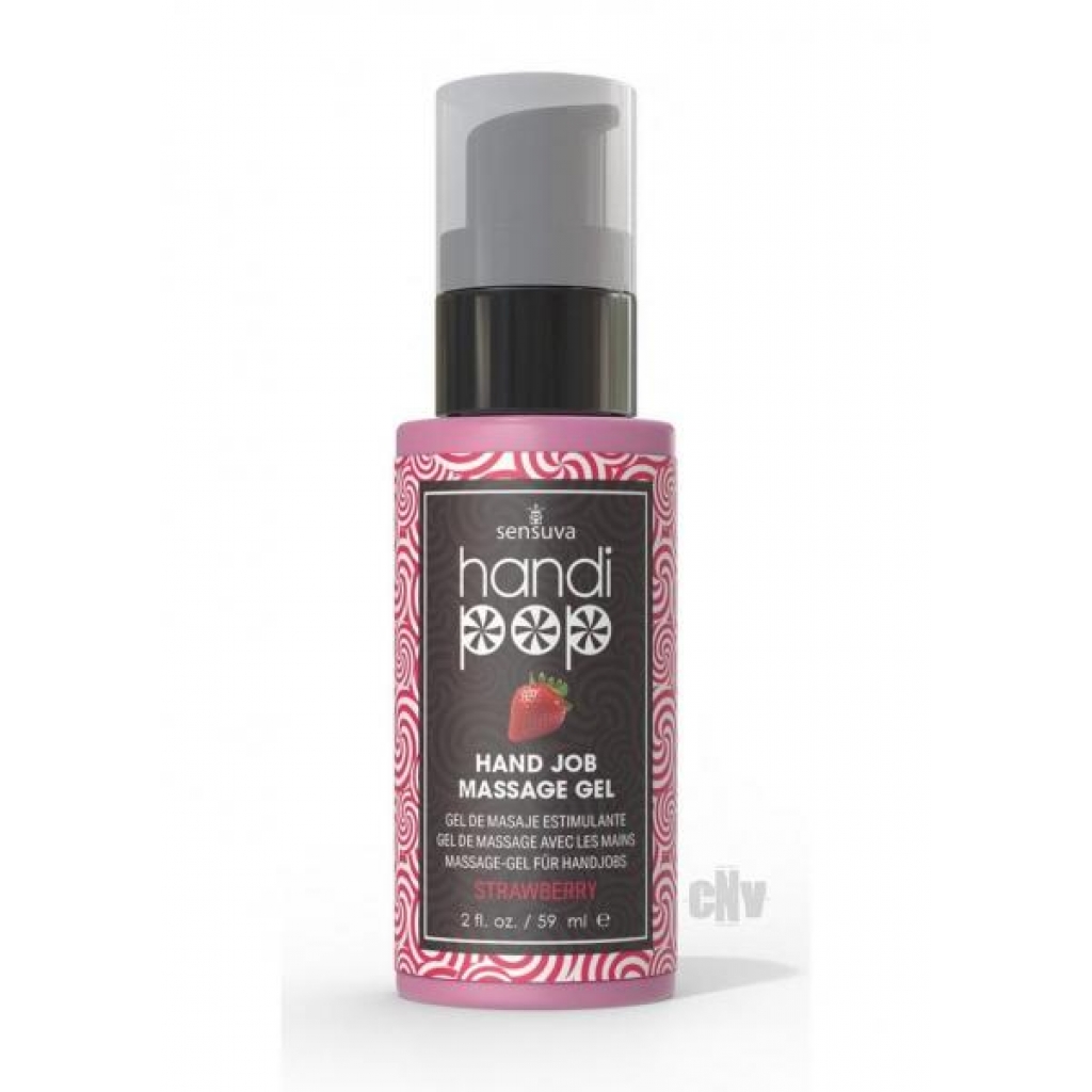 Handipop Massage Gel - Strawberry 2oz