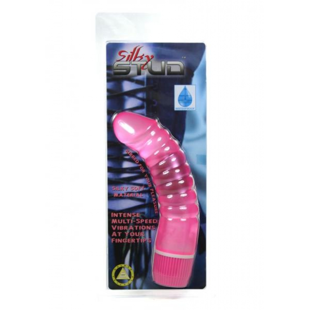 Silky Stud Pink Vibrator