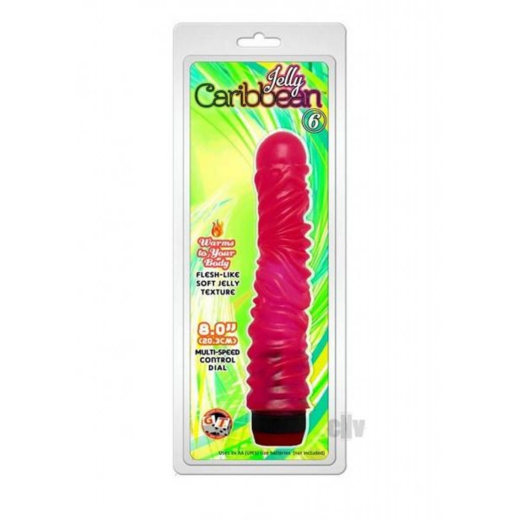 Jelly Caribbean 6 Vibrator Purple