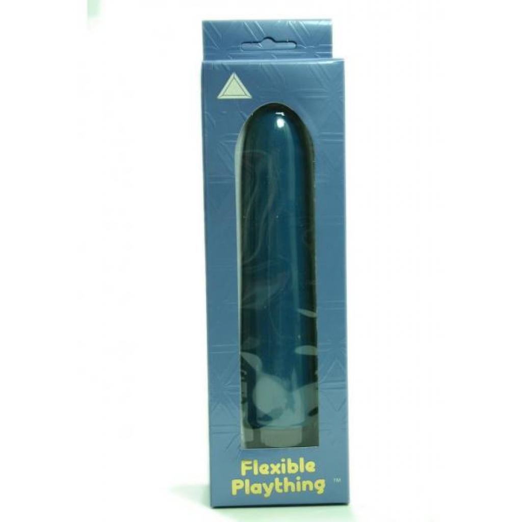 Flexible Plaything 7 Inch Vibrator - Blue