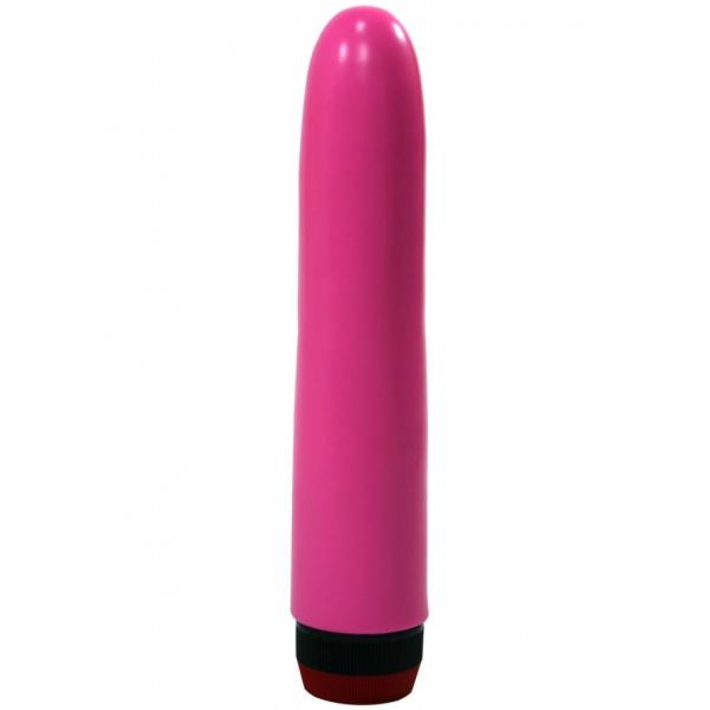 Flexible Plaything 7 Inch Vibrator Pink