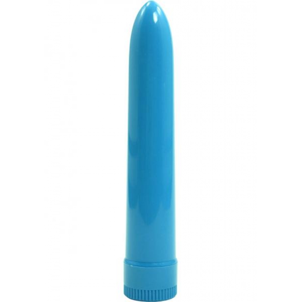 Lady's Mood 7-Inch Plastic Vibrator in Blue