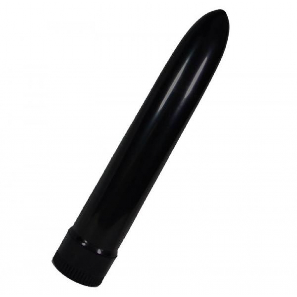 Lady's Mood 7 Inches Plastic Vibrator - Black