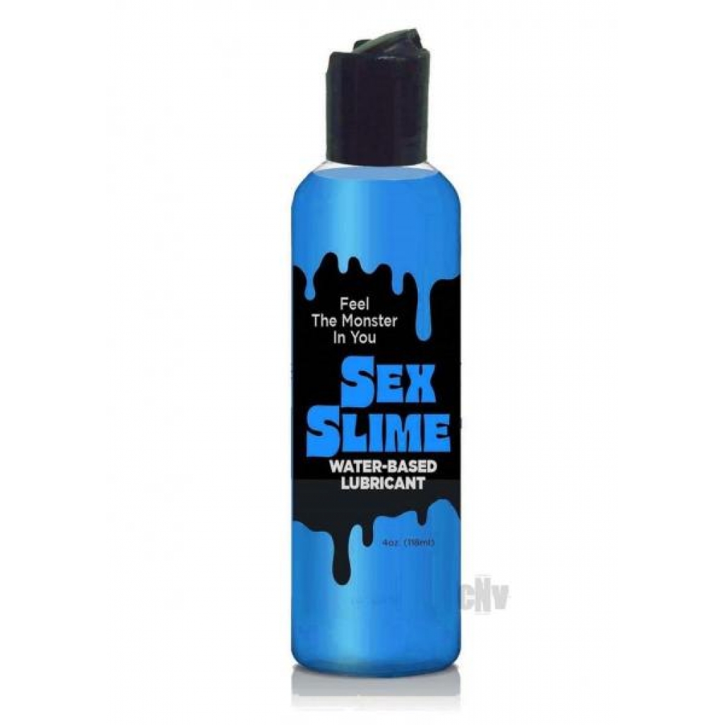 Sex Slime Blue Water-Based Lubricant 4oz - Delightfully Slippery