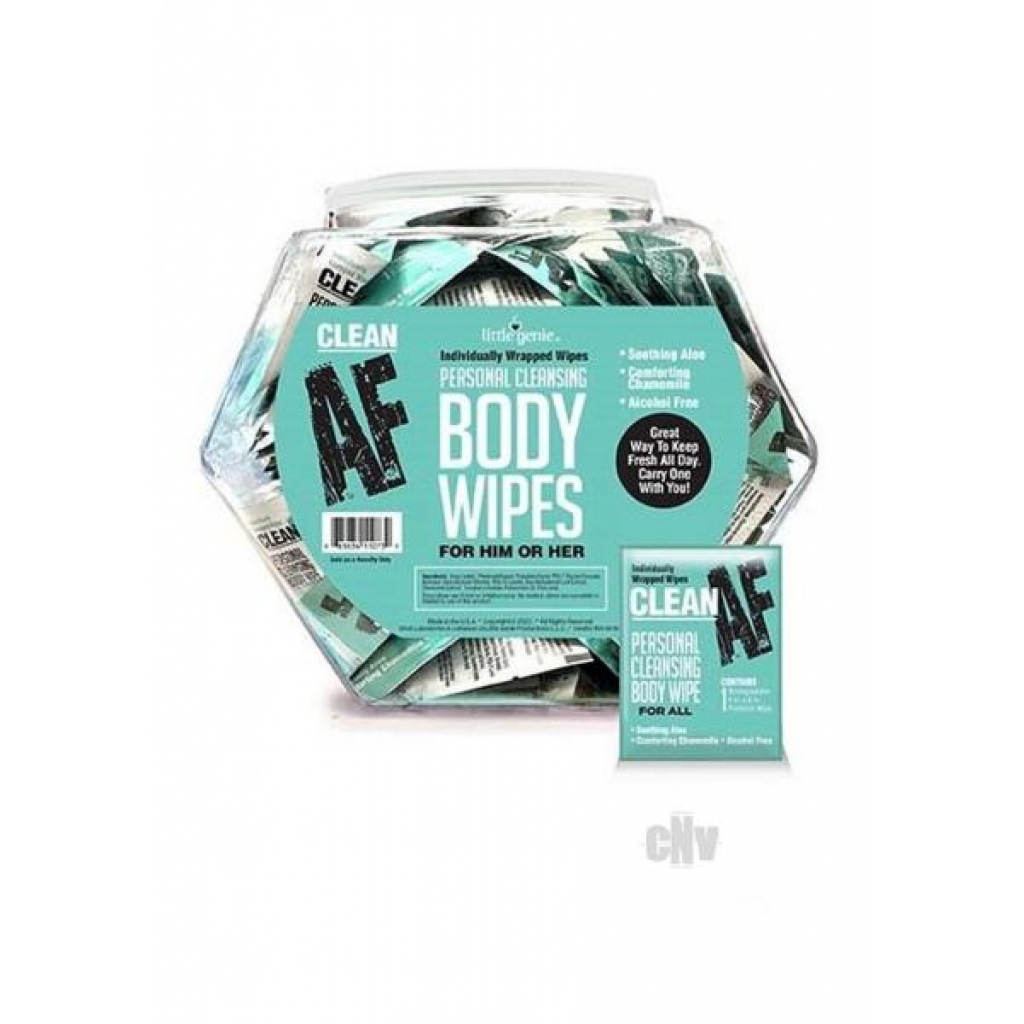 Clean AF Biodegradable Personal Cleansing Wipes - 96 Packs