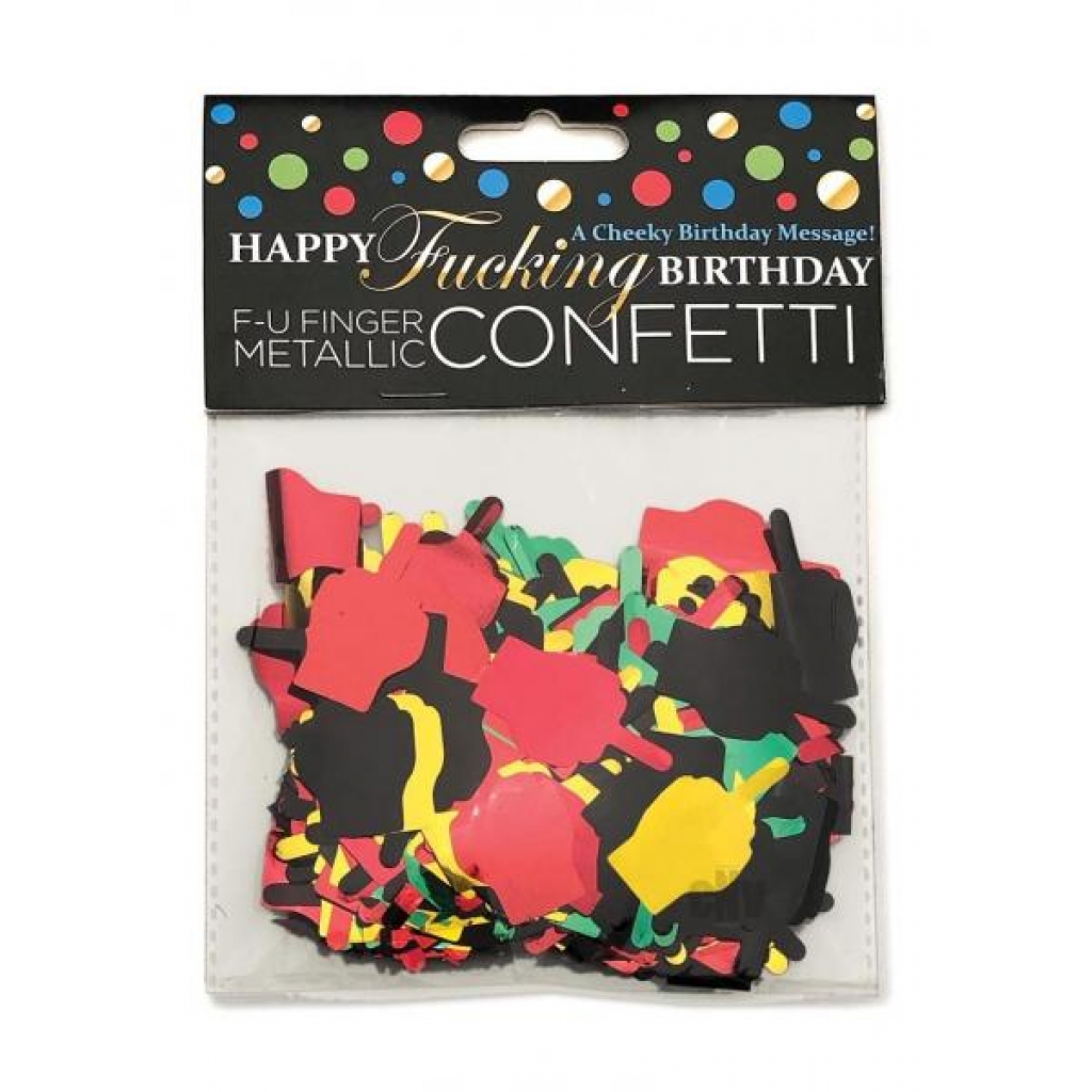 Happy F*cking Birthday Finger Confetti