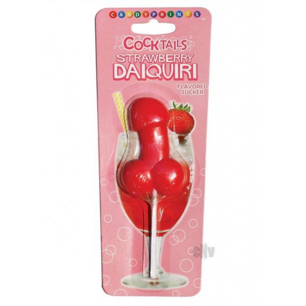 Strawberry Daiquiri Cocktail Sucker