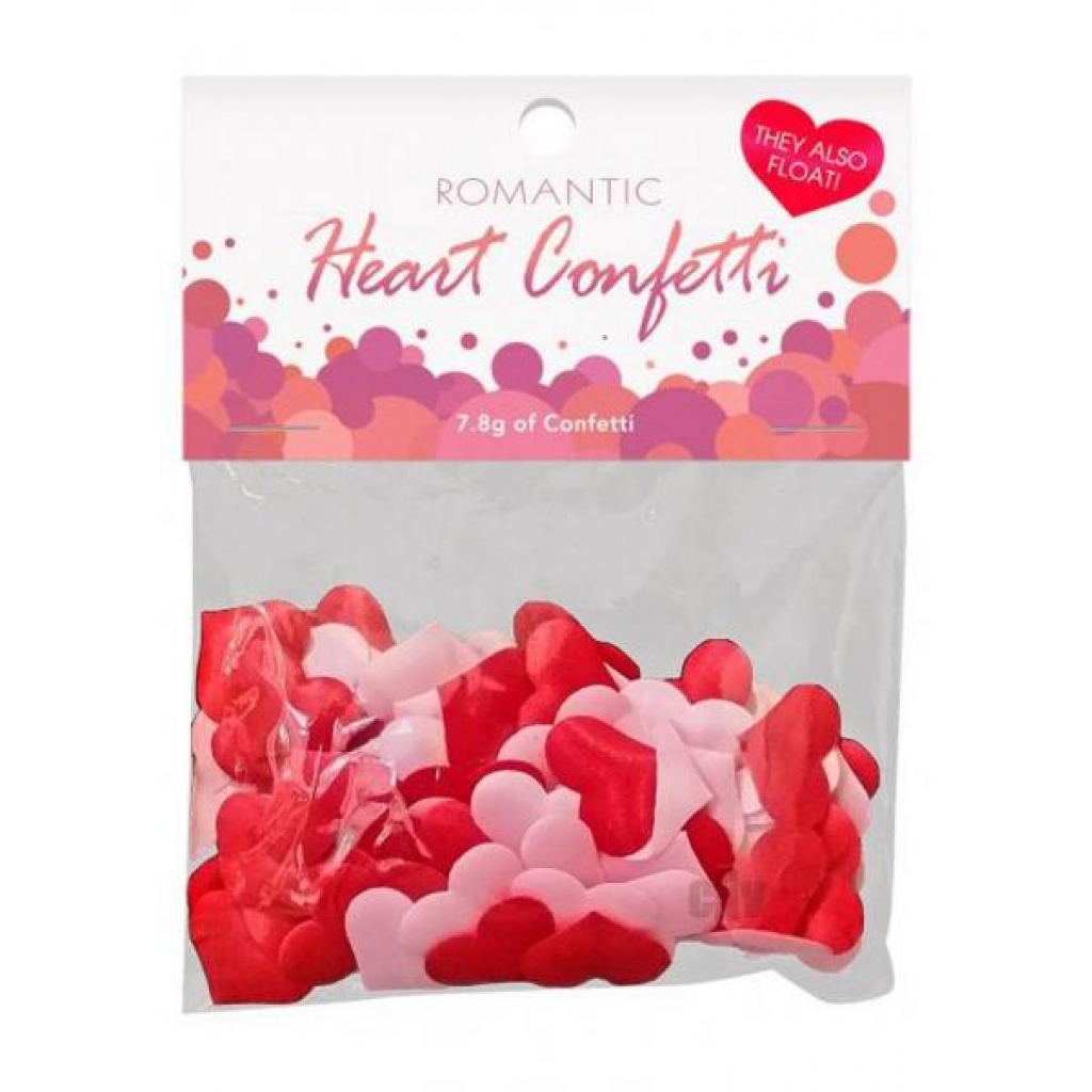 Romantic Heart Confetti - Red, Pink