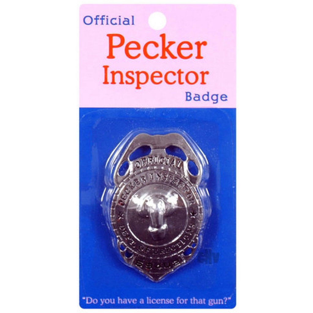 Pecker Inspector Badge