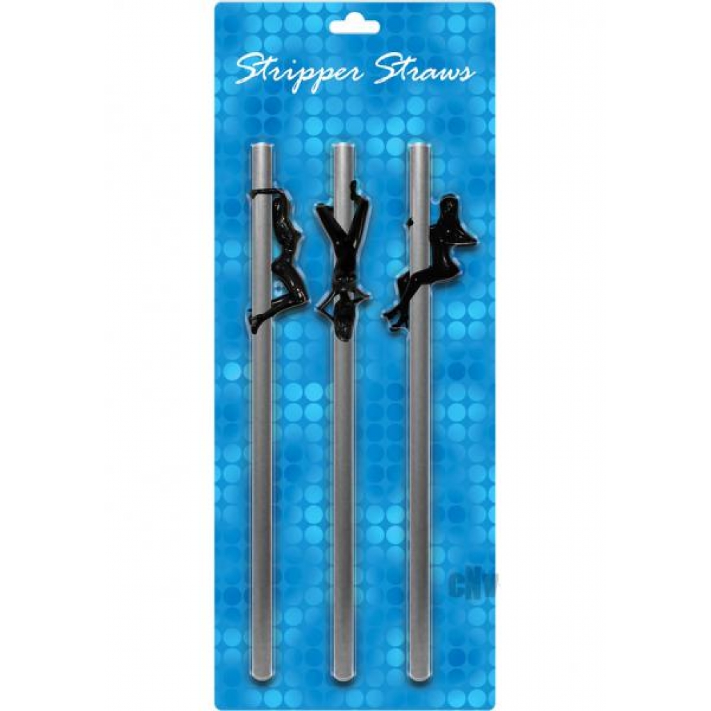 Stripper Straws Set with Movable Figurines