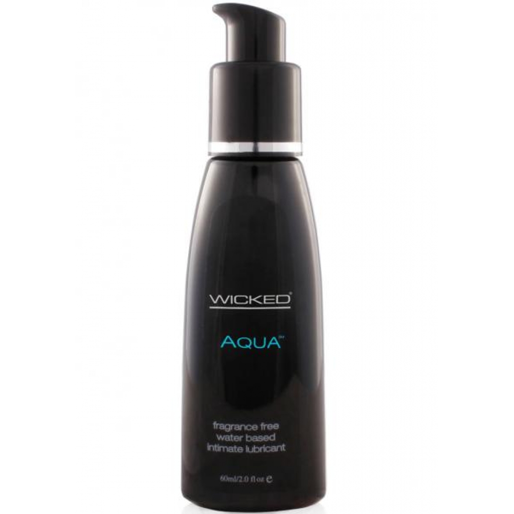 Wicked Aqua Water Based Lubricant - Fragrance Free 2 Oz