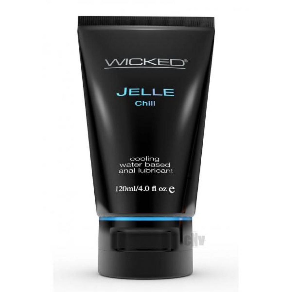 Wicked Jelle Chill Water Base Anal Gel - 4oz Tube