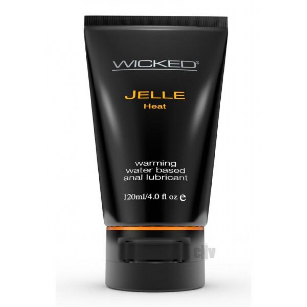 Wicked Jelle Heat Anal Gel Lubricant - 4oz