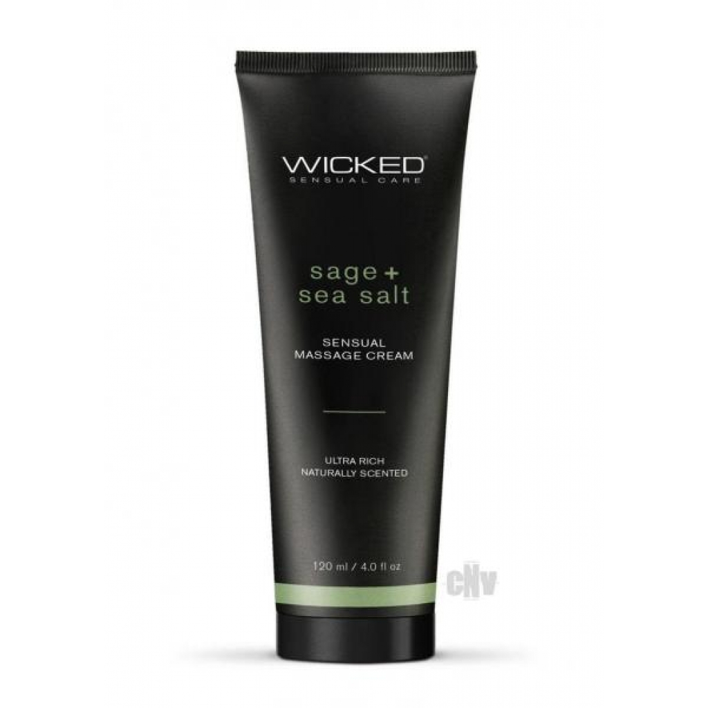 Wicked Sensual Massage Cream - Sage and Sea Salt