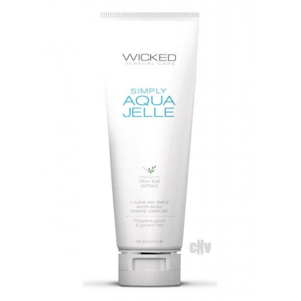 Wicked Simply Aqua Jelle Lubricant - 4oz