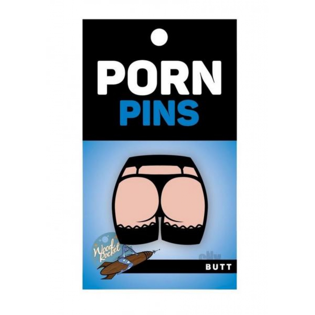 Playful Butt Enamel Pin