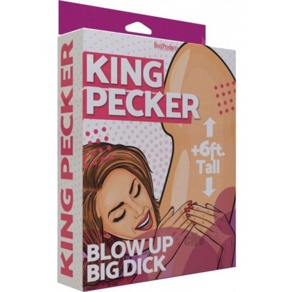 King Pecker Inflatable Pecker - Vanilla